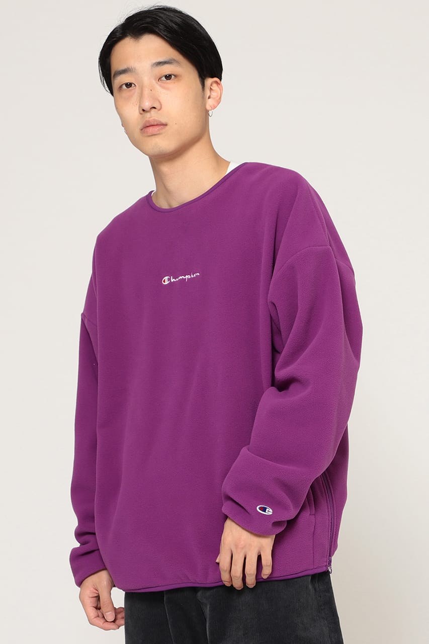 champion purple sweater