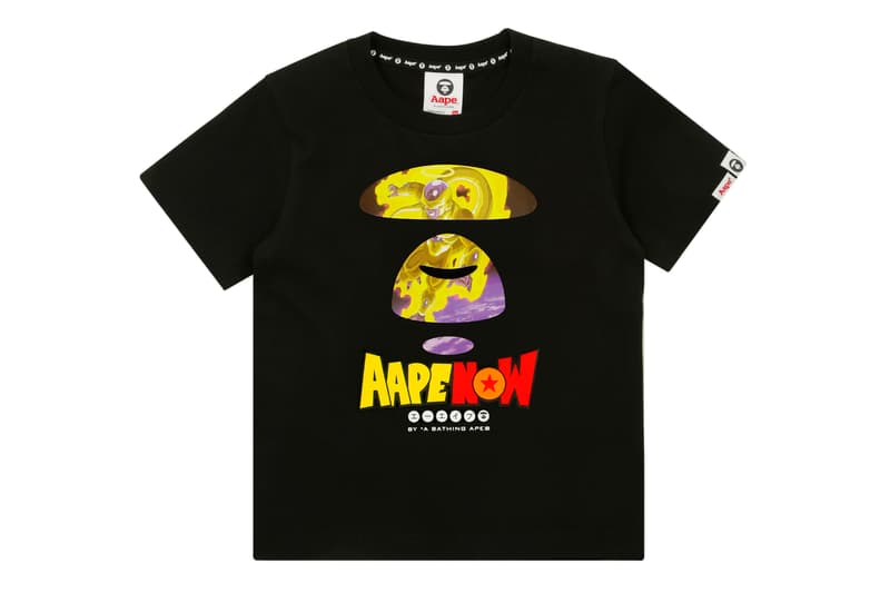 'Dragon Ball Super: Broly' x AAPE Second Capsule aape by a bathing aape dragon ball z collaborations Toei Animation Goku Frieza Vegeta Vegito aape moonface