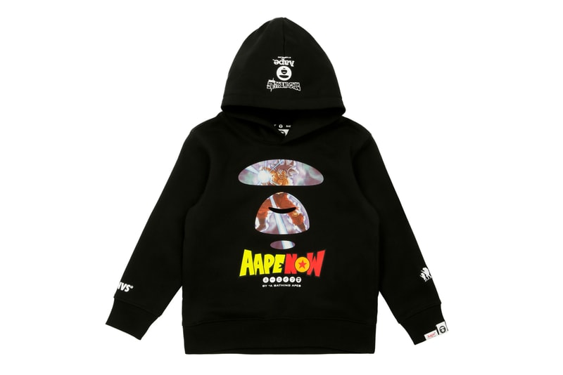 'Dragon Ball Super: Broly' x AAPE Second Capsule aape by a bathing aape dragon ball z collaborations Toei Animation Goku Frieza Vegeta Vegito aape moonface