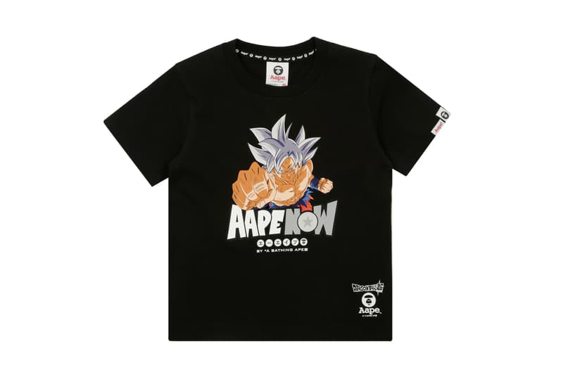 'Dragon Ball Super: Broly' x AAPE Second Capsule aape by a bathing aape dragon ball z collaborations Toei Animation Goku Frieza Vegeta Vegito aape moonface