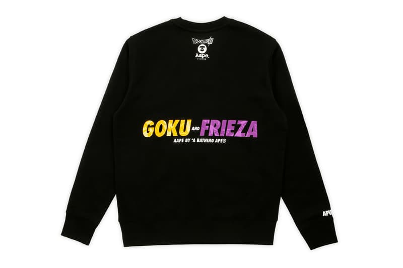 'Dragon Ball Super: Broly' x AAPE Second Capsule aape by a bathing aape dragon ball z collaborations Toei Animation Goku Frieza Vegeta Vegito aape moonface