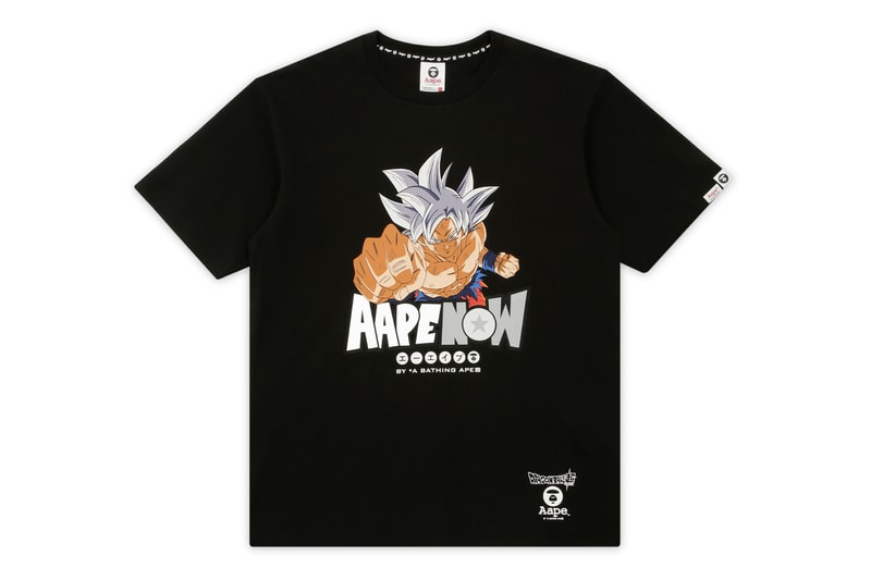 'Dragon Ball Super: Broly' x AAPE Second Capsule aape by a bathing aape dragon ball z collaborations Toei Animation Goku Frieza Vegeta Vegito aape moonface