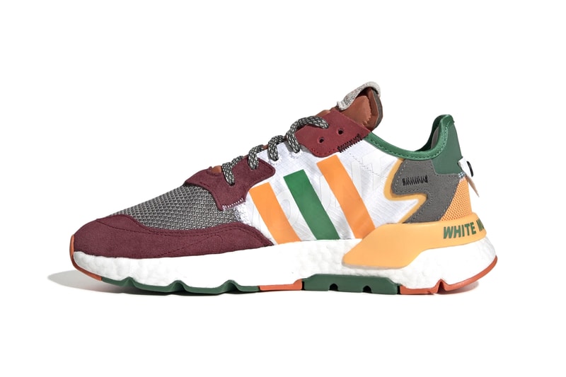 adidas Originals by White Mountaineering Nite Jogger Fall Winter 2019 FW19 Runway Sneaker Release Information Paris Fashion Week "Cloud White / Real Gold / Collegiate Burgundy" "Core Black / Grey Four / Legend Earth"