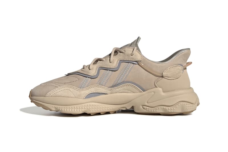 adidas Originals Ozweego "Trace Cargo/Night Cargo/Raw Khaki" "ST Pale Nude/Light Brown/Solar Red" Sneaker Release Information adiPRENE Torsion Footwear Three Stripes New Colorways Autumn Fall Winter 2019 Ready Tactical Military Aesthetic