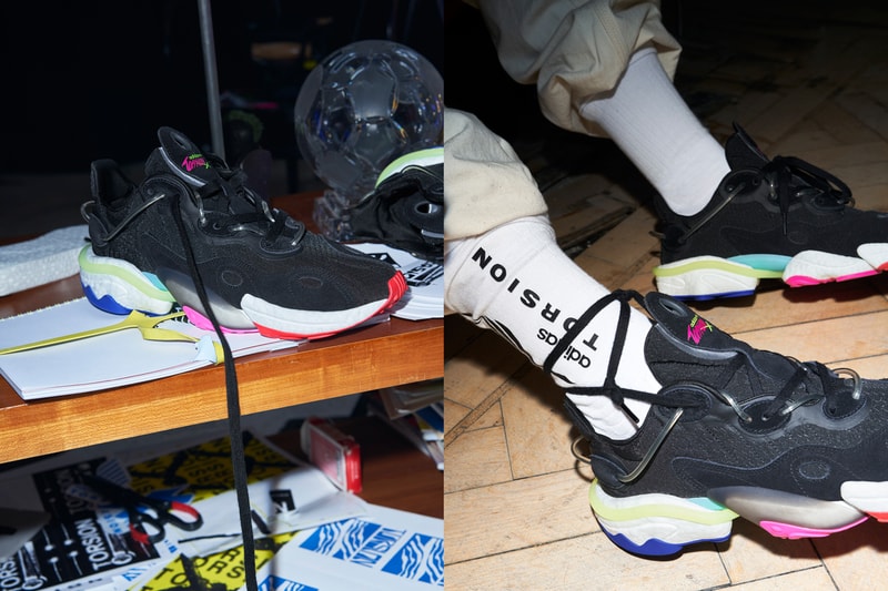 adidas originals torsion x sneaker release ee4884 black hi res yellow shock pink active blue easy mint scarlet boost midsole 