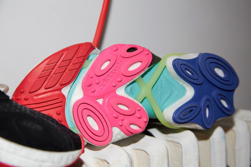 adidas originals torsion x sneaker release ee4884 black hi res yellow shock pink active blue easy mint scarlet boost midsole 