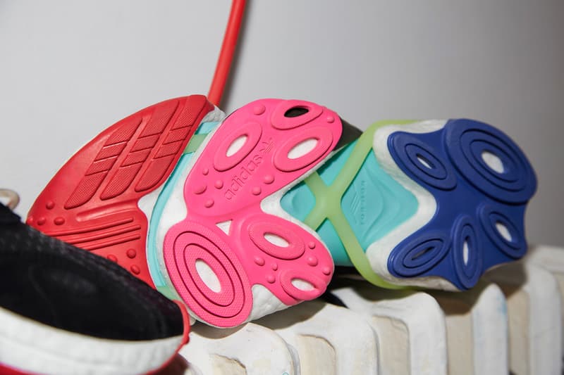 adidas originals torsion x sneaker release ee4884 black hi res yellow shock pink active blue easy mint scarlet boost midsole