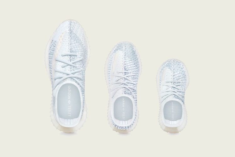 adidas YEEZY BOOST 350 V2 "Cloud White" Releasing in Full Family Sizing