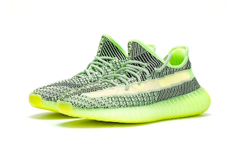 grey and green yeezys