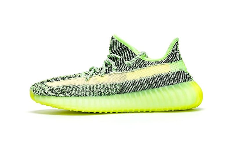 neon green yeezys