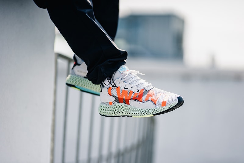 adidas ZX 4000 4D "I Want I Can" Sneaker Release Information Drop Cop Online Light Liquid Resin Oxygen Technology Retro Futuristic Footwear EF9624