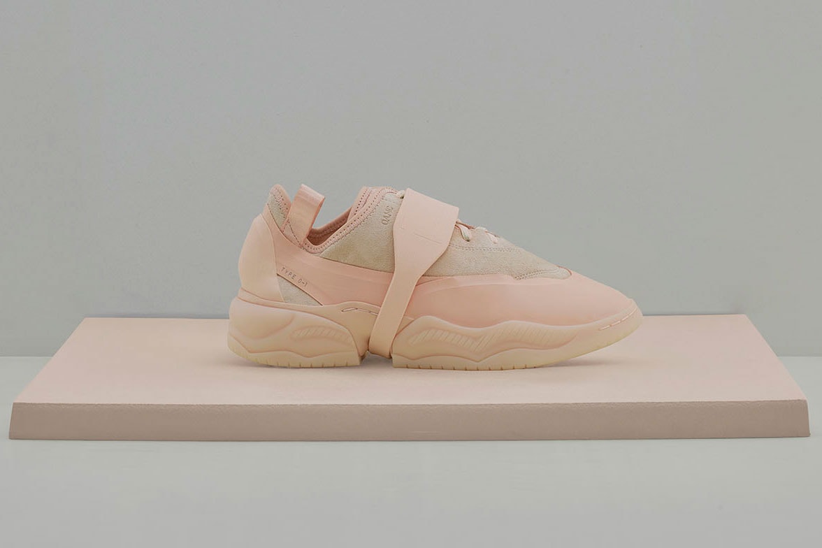 OAMC adidas originals type o-1s o-1l sneaker release information off white flesh pink medicine green union exclusive buy cop purchase release information