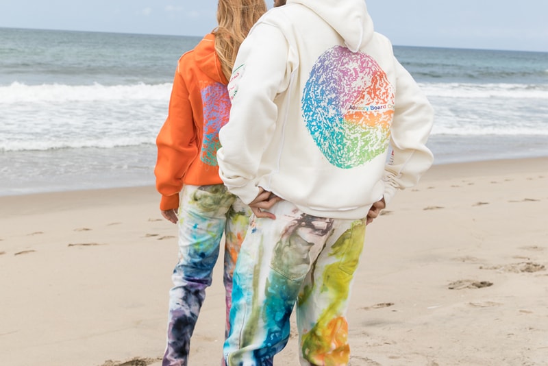 GUESS Jeans U.S.A. Advisory Board Crystals Hoodies Zine Orange White Yellow Blue Gray Green Abstract Earth "Planet Saving Information" EMA UCLA iOES
