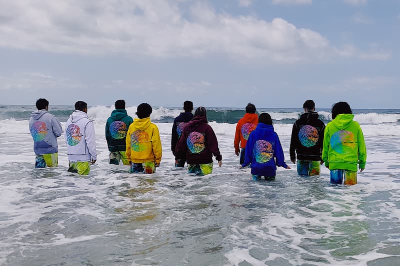 GUESS Jeans U.S.A. Advisory Board Crystals Hoodies Zine Orange White Yellow Blue Gray Green Abstract Earth "Planet Saving Information" EMA UCLA iOES