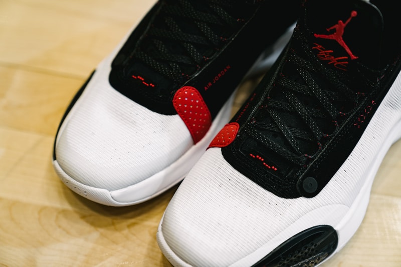 air jordan brand 34 xxxiv zion williamson nba new orleans pelicans stranger things caleb mclaughlin harlem new york city nyc unveil reveal event Dunlevy Milbank Center baby dunk kids crew basketball sneakers shoes nike air black white red 