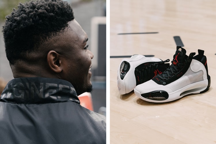 Zion Williamson & The Baby Dunk Crew Unveil the Air Jordan 34 in Harlem