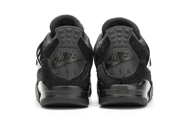 Air Jordan 4 Cow Fur First Look Brand Black Cat Bovine Fur CK2925-001 Release info Date Buy womens