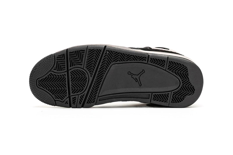 Air Jordan 4 Cow Fur First Look Brand Black Cat Bovine Fur CK2925-001 Release info Date Buy womens