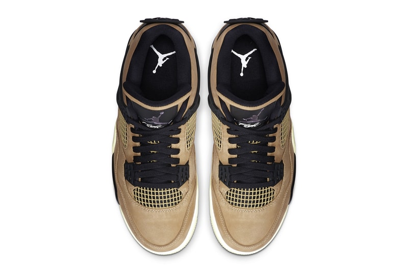 Air Jordan 4 Fossil Release Info Date Buy White Brown Womens Colorway AQ9129-200 Mushroom Black-Fossil Pale Ivory