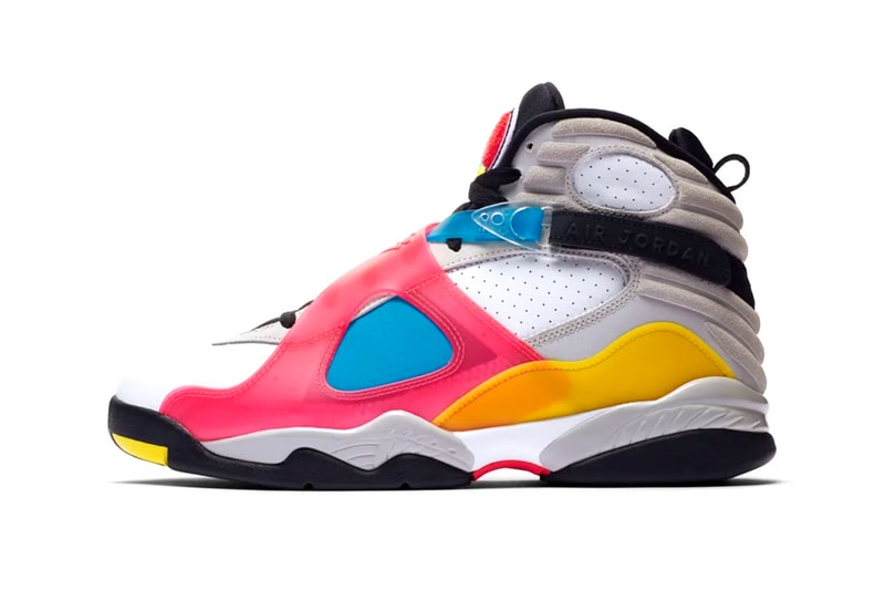 air jordan 8 white red orbit colorway official release date closer look images 
