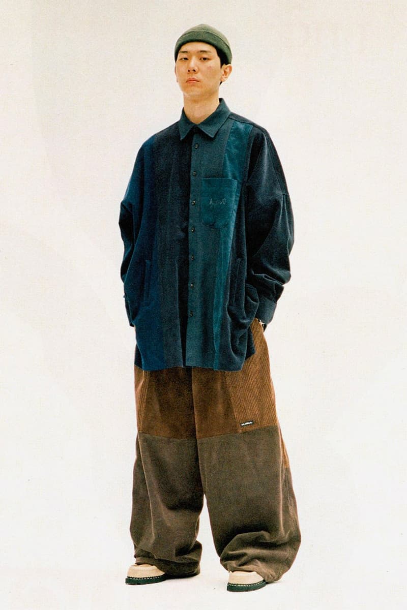 AJOBYAJO FW19 Collection DON'T BURN OUR FUTURE lookbooks Korean Seoul oversized patchwork
