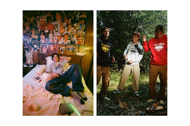 Alltimers Fall 2019 Lookbook Collection Crewnecks Hoodies T-shirts Long-sleeves Skateboards Dustin Henry Etienne Gagne Stafhon Boca Ben Blundell Tr’ondëk Hwëch’in Fleece Blankets Porcelain Jewelry Box