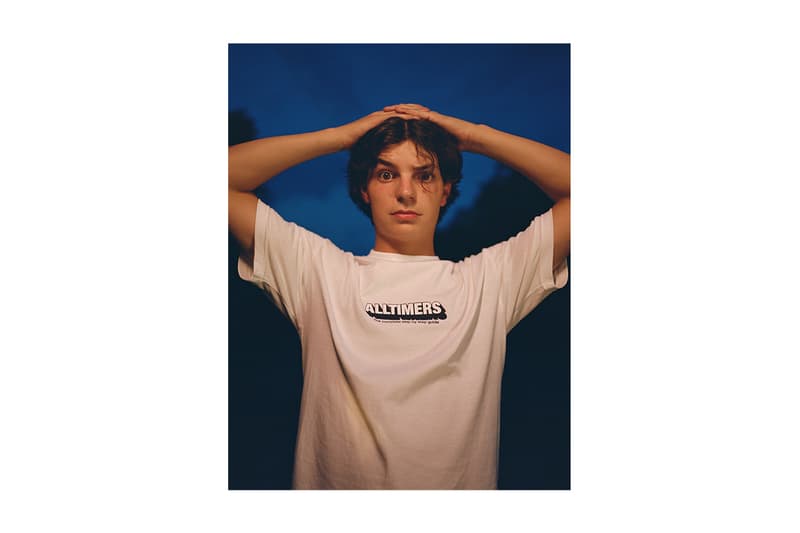 Alltimers Fall 2019 Lookbook Collection Crewnecks Hoodies T-shirts Long-sleeves Skateboards Dustin Henry Etienne Gagne Stafhon Boca Ben Blundell Tr’ondëk Hwëch’in Fleece Blankets Porcelain Jewelry Box