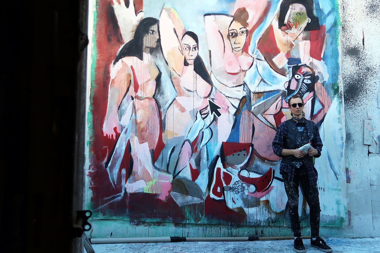 Anthony Lister "Modern Masters" Solo Exhibition Abstract Modern Picasso