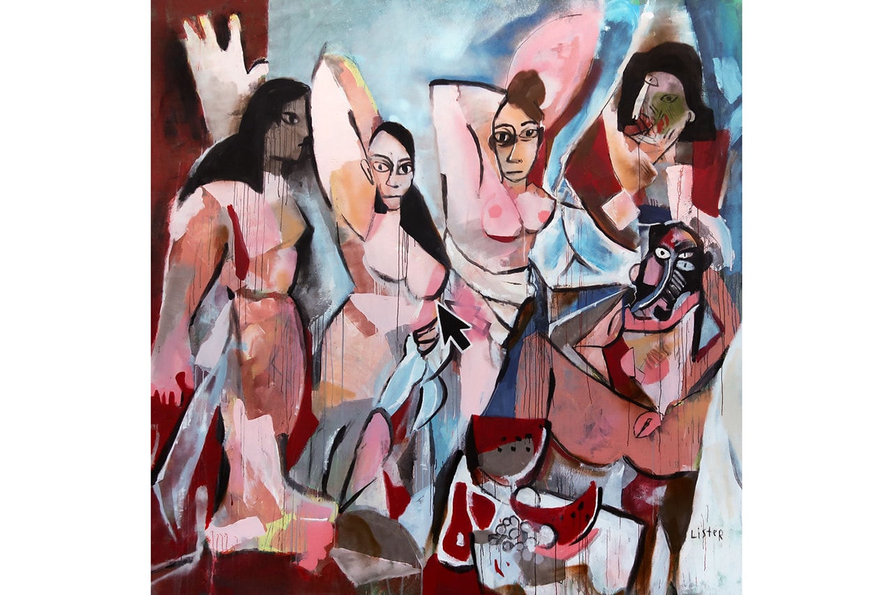 Anthony Lister "Modern Masters" Solo Exhibition Abstract Modern Picasso