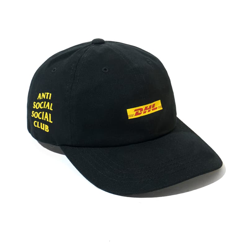 Anti Social Social Club DHL Clothing Collaboration capsule september 25 2019 release date info buy drop hoodie pillow cushion shipping yellow red logo