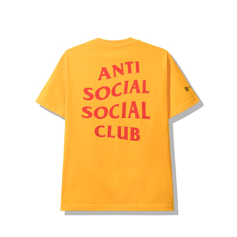 Anti Social Social Club DHL Clothing Collaboration capsule september 25 2019 release date info buy drop hoodie pillow cushion shipping yellow red logo