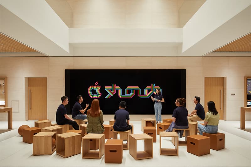 Apple Opens Largest Japan Store in Tokyo Marunouchi business district shop architecture design foster partners