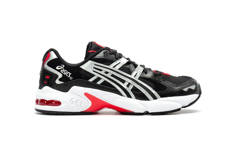 ASICS GEL-KAYANO 5 OG "Black/Silver" Release Information First Look Shop Now Foot District Footwear Sneaker Drop Red Detailing Metallic