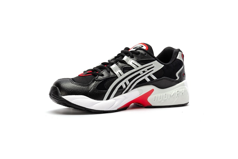 ASICS GEL-KAYANO 5 OG "Black/Silver" Release Information First Look Shop Now Foot District Footwear Sneaker Drop Red Detailing Metallic