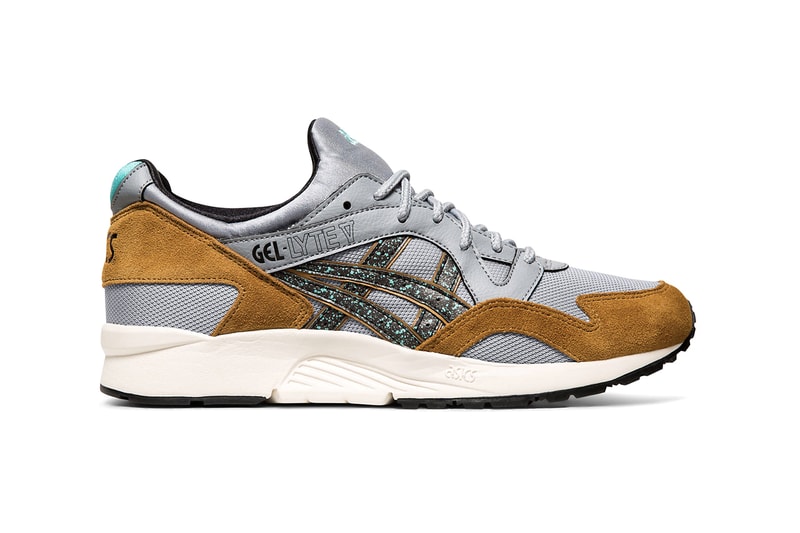 ASICS Gel Lyte V Piedmont Grey Black retro teal speckle vintage suede footwear sneaker shoes Japanese runner trainer sockliner brown 1191A228 020