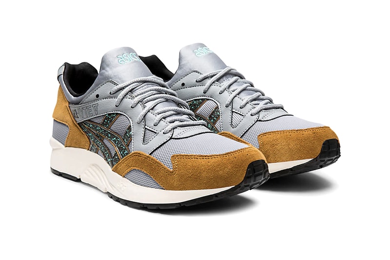 ASICS Gel Lyte V Piedmont Grey Black retro teal speckle vintage suede footwear sneaker shoes Japanese runner trainer sockliner brown 1191A228 020