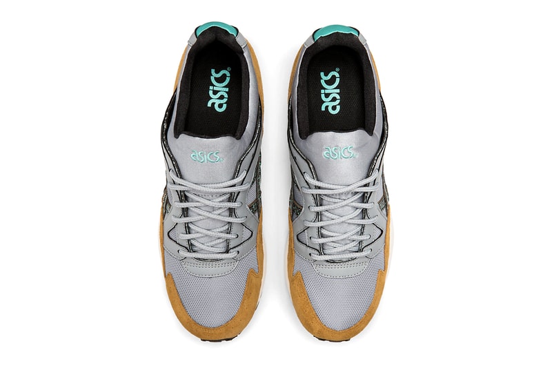 ASICS Gel Lyte V Piedmont Grey Black retro teal speckle vintage suede footwear sneaker shoes Japanese runner trainer sockliner brown 1191A228 020