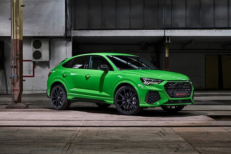 Audi RS Q3 Sportback First Look Unveiling 2020 Model Edition Mini SUV Sportscar 400 BHP Couple 4x4 Crossover Turbocharged 2.5 Litre Engine