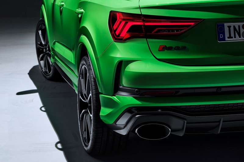 Audi RS Q3 Sportback First Look Unveiling 2020 Model Edition Mini SUV Sportscar 400 BHP Couple 4x4 Crossover Turbocharged 2.5 Litre Engine 