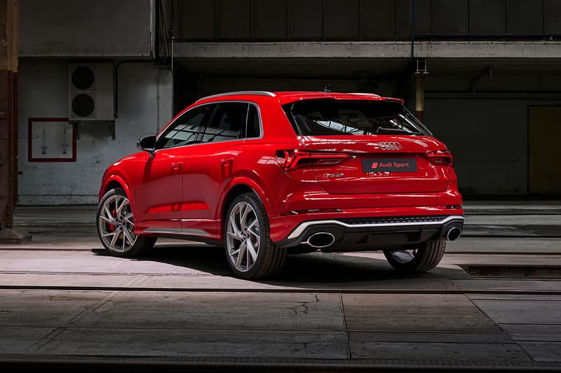 Audi RS Q3 Sportback First Look Unveiling 2020 Model Edition Mini SUV Sportscar 400 BHP Couple 4x4 Crossover Turbocharged 2.5 Litre Engine 