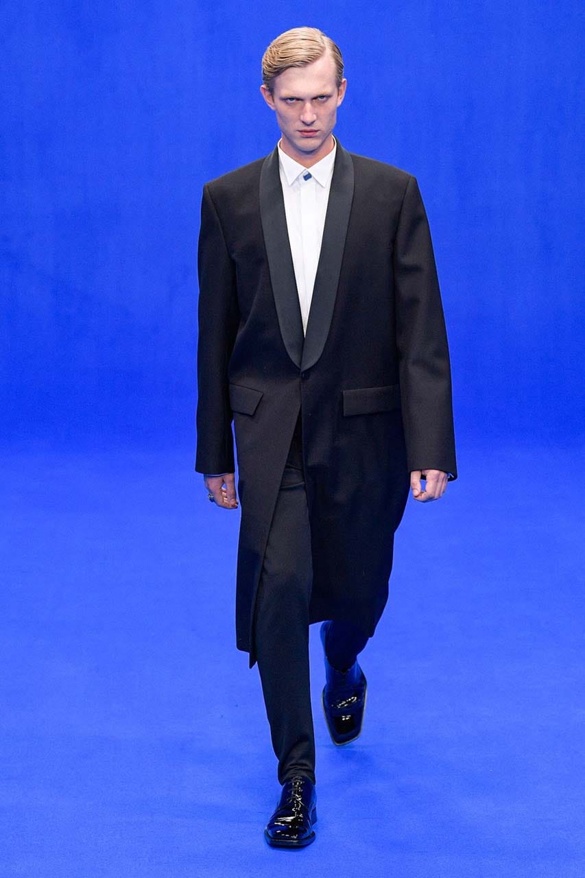 balenciaga sneakers with suit
