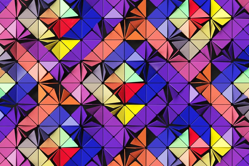 BAO BAO ISSEY MIYAKE "BAOBAOVOICE" Protein Studios Immersive Exhibition Opening Information Bags Geometric Structures Design Triangular Pieces
