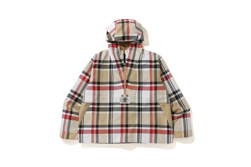 BAPE A Bathing Ape Fall Winter 2019 FW19 Capsule Collection Burberry Check Checkered Pattern Garments Outerwear Jackets Shirts Sweaters T-Shirts Socks Hats Caps Five Panels Streetwear NIGO