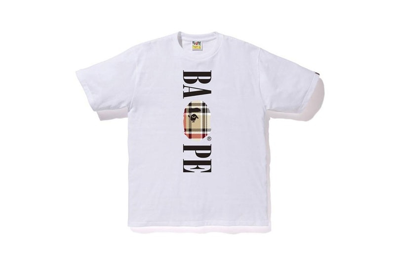 BAPE A Bathing Ape Fall Winter 2019 FW19 Capsule Collection Burberry Check Checkered Pattern Garments Outerwear Jackets Shirts Sweaters T-Shirts Socks Hats Caps Five Panels Streetwear NIGO