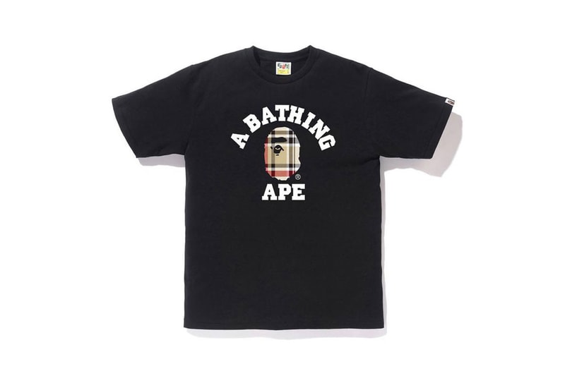 BAPE A Bathing Ape Fall Winter 2019 FW19 Capsule Collection Burberry Check Checkered Pattern Garments Outerwear Jackets Shirts Sweaters T-Shirts Socks Hats Caps Five Panels Streetwear NIGO