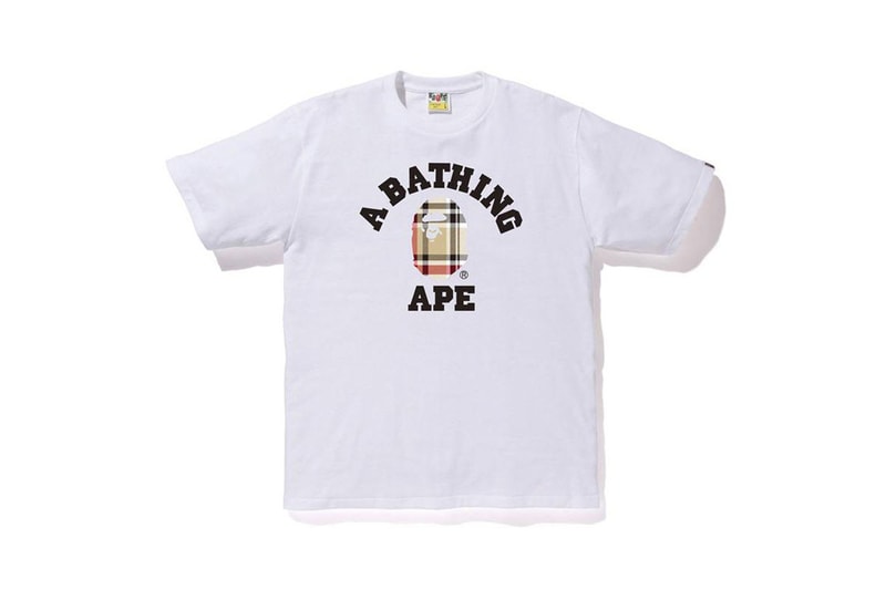 BAPE A Bathing Ape Fall Winter 2019 FW19 Capsule Collection Burberry Check Checkered Pattern Garments Outerwear Jackets Shirts Sweaters T-Shirts Socks Hats Caps Five Panels Streetwear NIGO