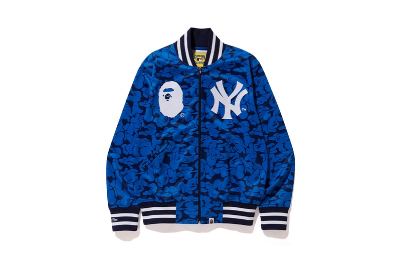 BAPE Mitchell Ness MLB Collaboration Collection Release Info a bathing ape major league baseball new york yankees mets los angeles angels dodgers