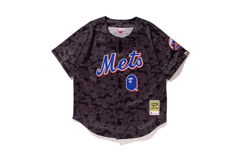 BAPE Mitchell Ness MLB Collaboration Collection Release Info a bathing ape major league baseball new york yankees mets los angeles angels dodgers