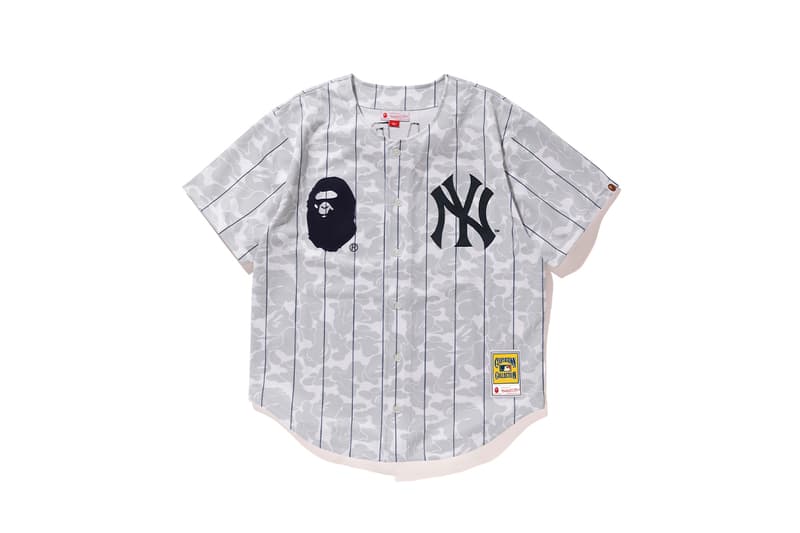 BAPE Mitchell Ness MLB Collaboration Collection Release Info a bathing ape major league baseball new york yankees mets los angeles angels dodgers