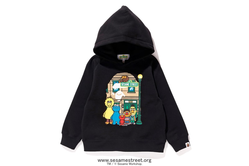 BAPE 'Sesame Street' Collection Lookbook Big Bird Elmo Bert and Ernie Cookie Monster